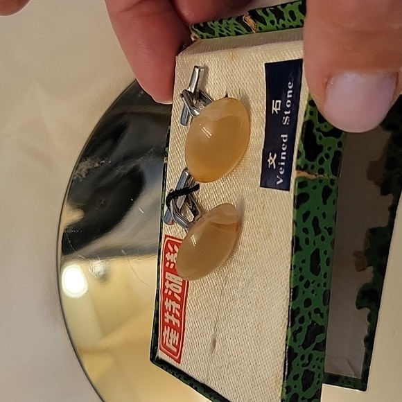 Vintage Japanese cuff links - Picture 3 of 4